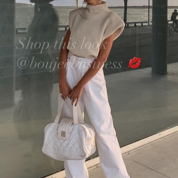 ZARA BNWT Shoulder Pad Knit Top - Picture 11 of 14